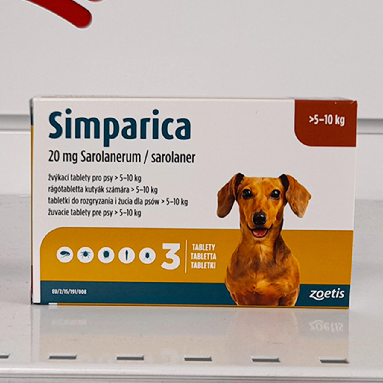 Simparica na kleszcze i pchły 5-10kg