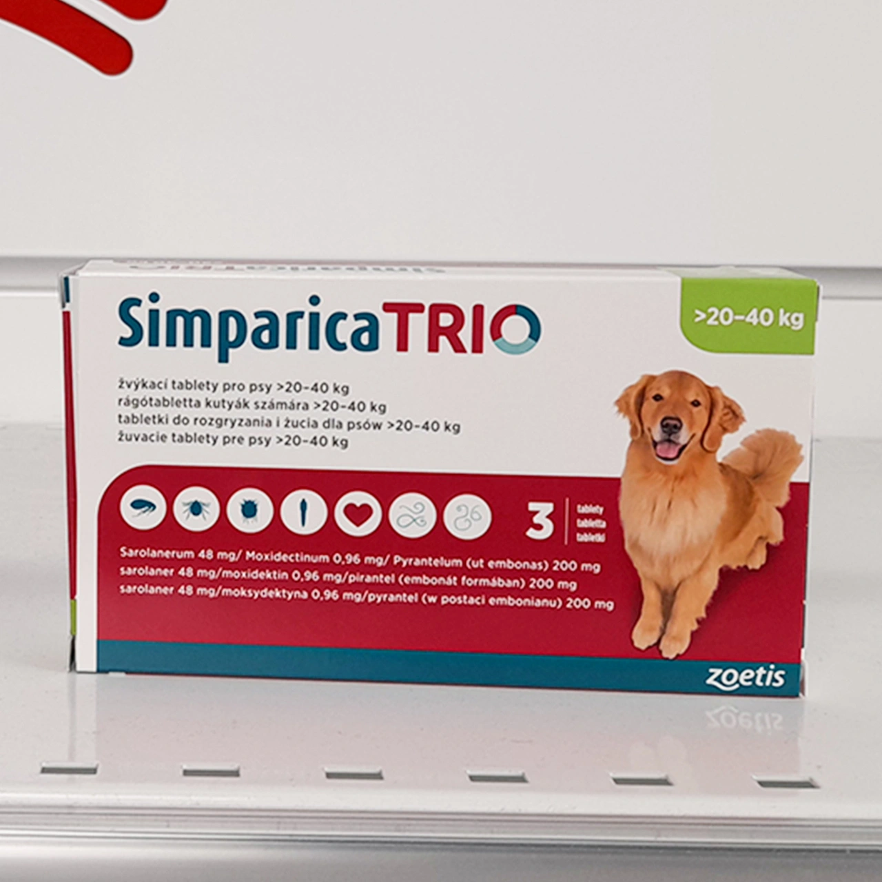 Simparica Trio duży pies 20-40kg
