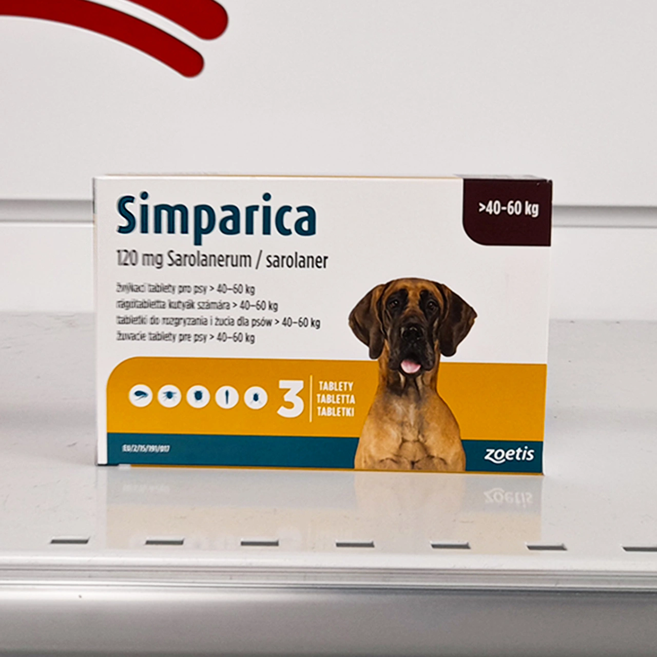 Simparica duże psy 40-60kg